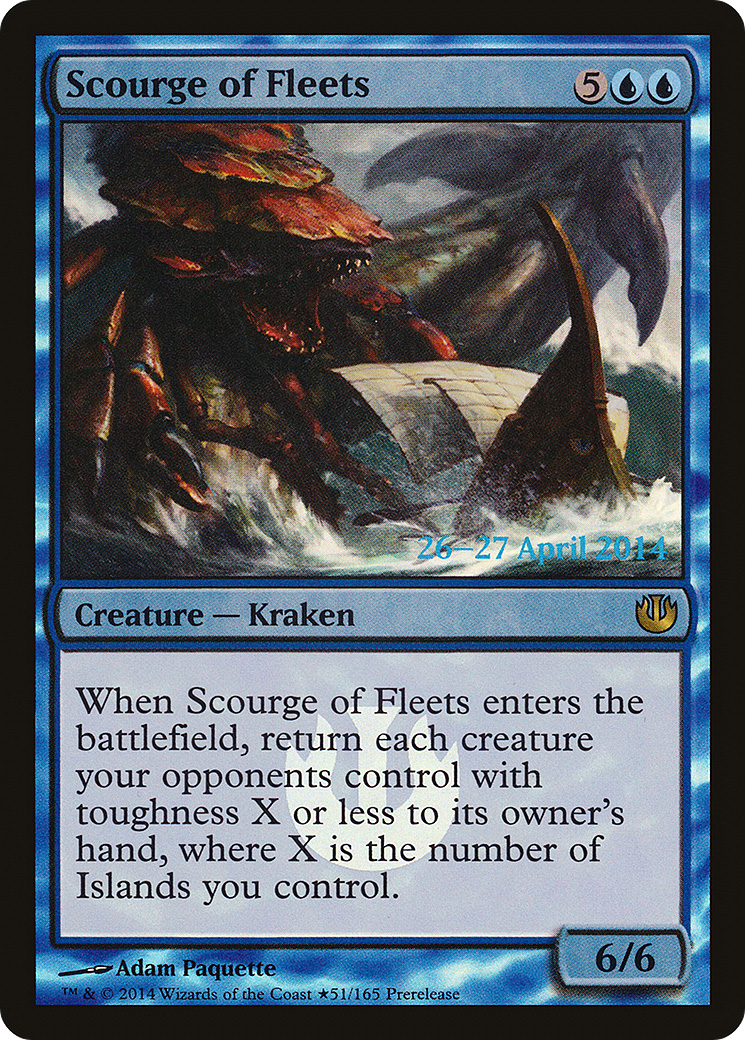 Scourge of Fleets (PRE-51★) - Journey into Nyx Promos (Prerelease) Foil