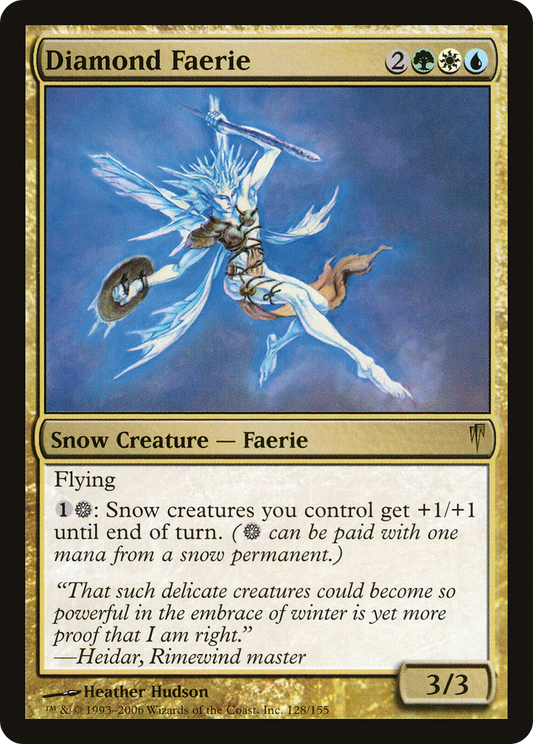 Diamond Faerie (CSP-128) - Coldsnap Foil