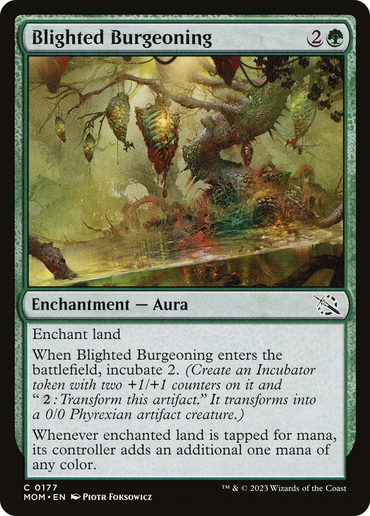 Blighted Burgeoning (MOM-177) - March of the Machine Foil
