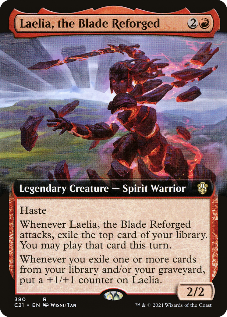 Laelia, the Blade Reforged (C21-380) - Commander 2021: (Extended Art)