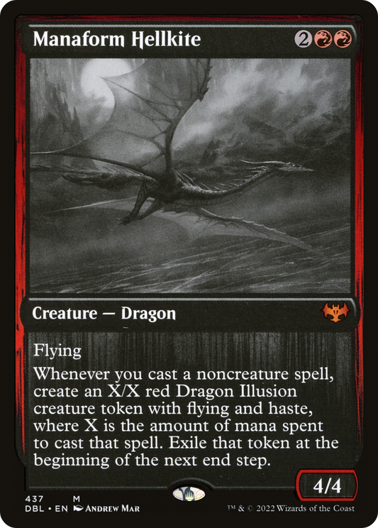 Manaform Hellkite (DBL-437) - Innistrad: Double Feature Foil