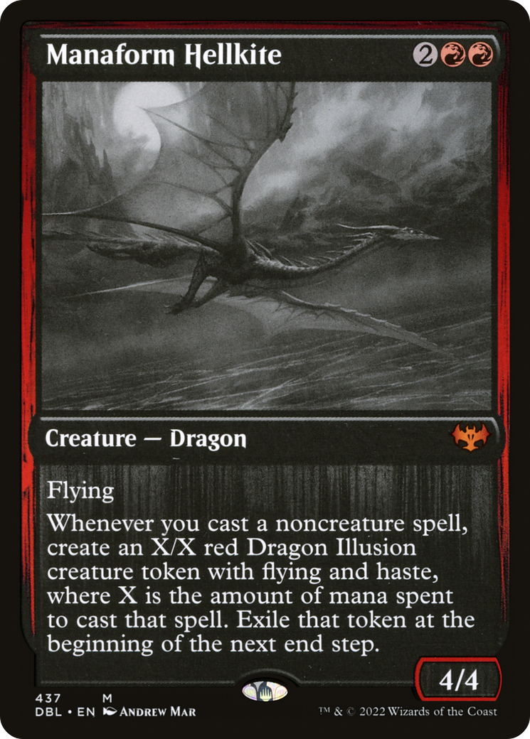 Manaform Hellkite (DBL-437) - Innistrad: Double Feature