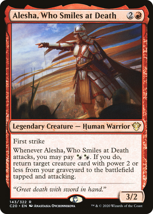 Alesha, Who Smiles at Death (C20-143) - Commander 2020