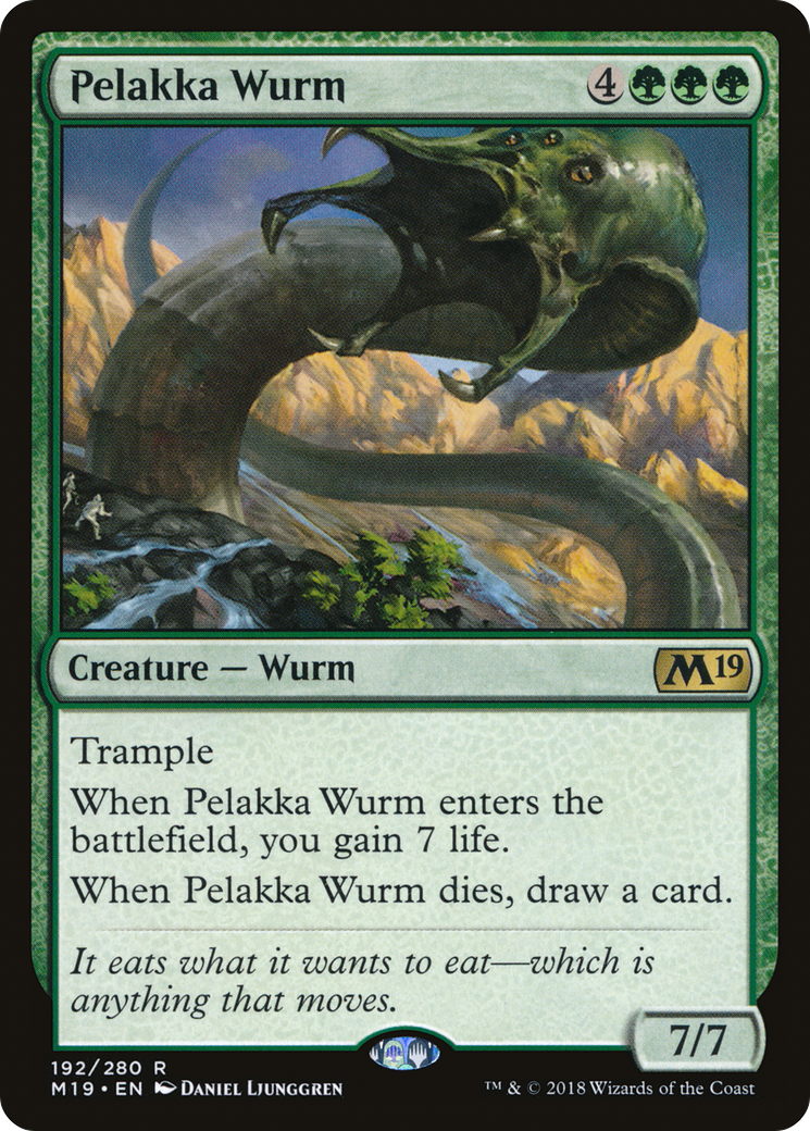 Pelakka Wurm (M19-192) - Core Set 2019