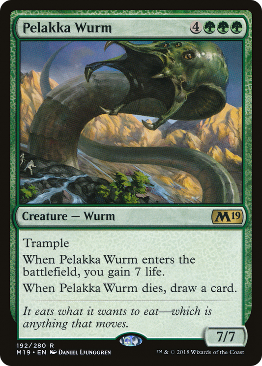 Pelakka Wurm (M19-192) - Core Set 2019