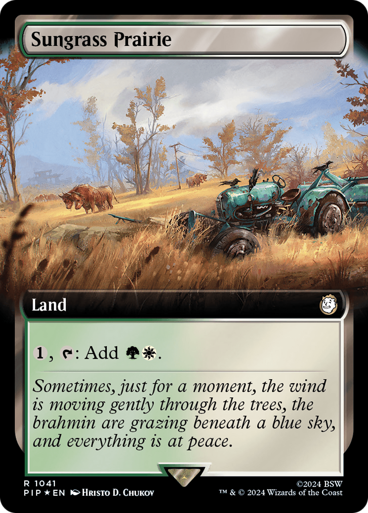 Sungrass Prairie (PIP-1041) - Fallout: (Extended Art) Foil