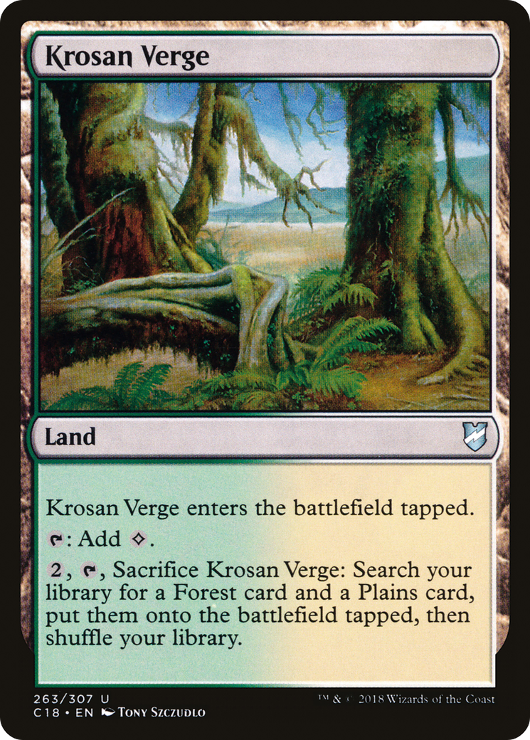 Krosan Verge (C18-263) - Commander 2018