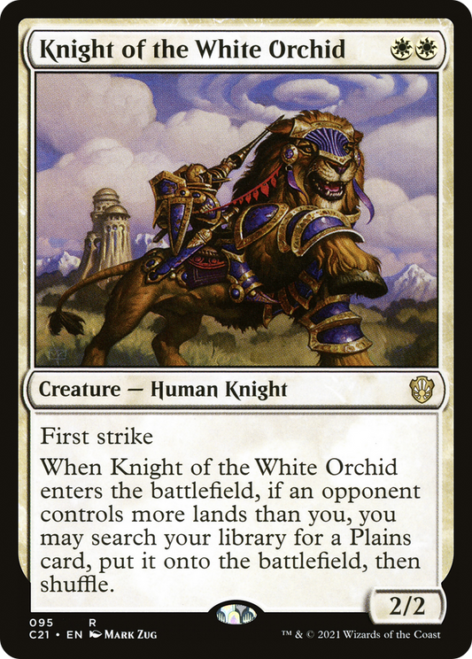 Knight of the White Orchid (C21-095) - Commander 2021