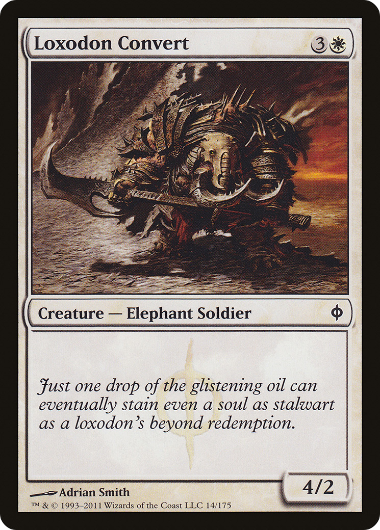 Loxodon Convert (NPH-014) - New Phyrexia Foil