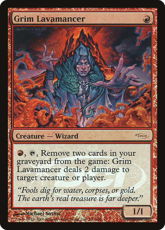 Grim Lavamancer (G06-002) - Judge Gift Cards 2006 Foil