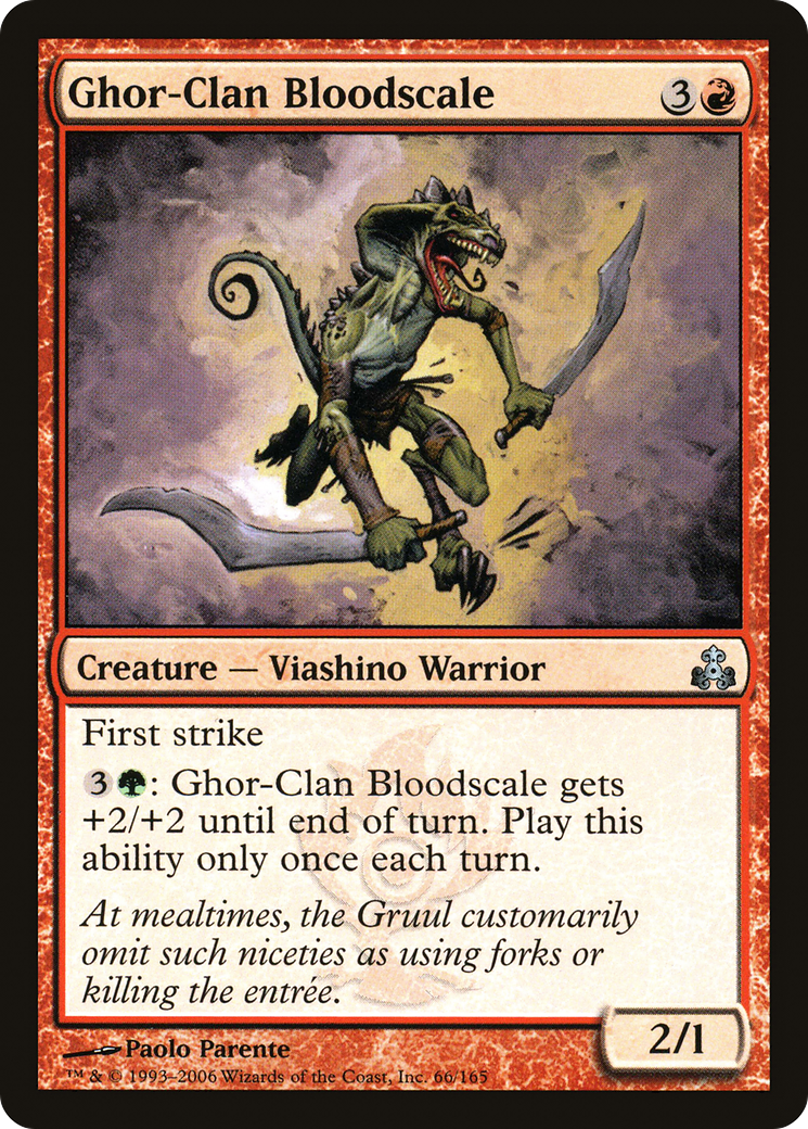 Ghor-Clan Bloodscale (GPT-066) - Guildpact Foil