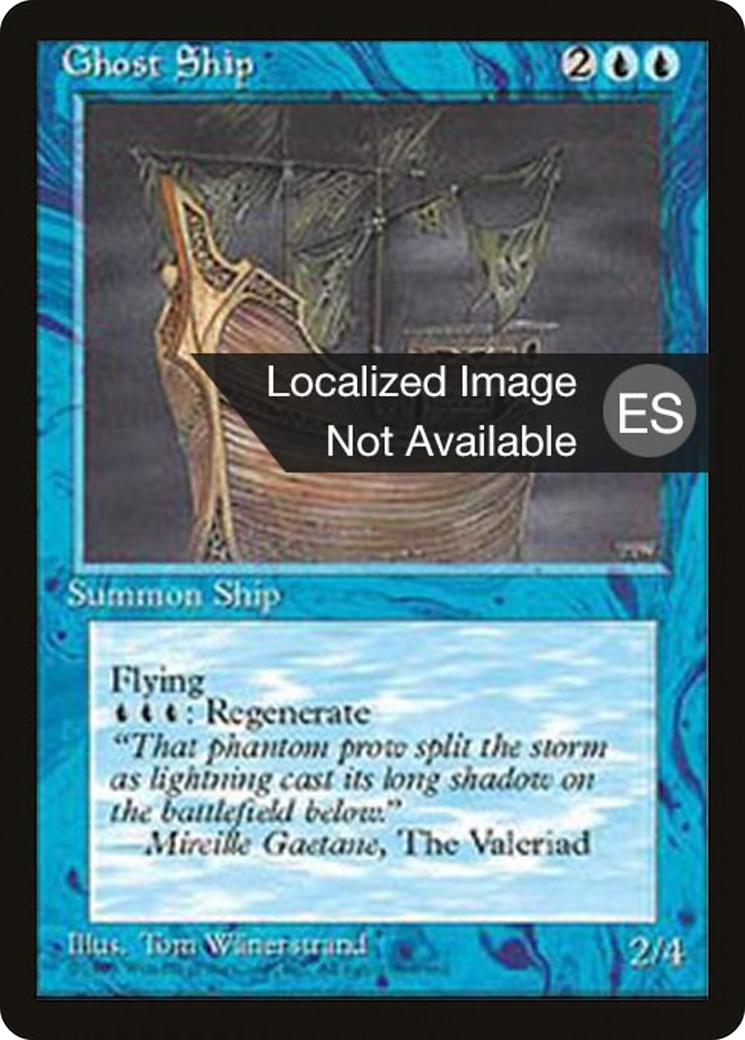 Ghost Ship (4BB-075) - Fourth Edition Foreign Black Border