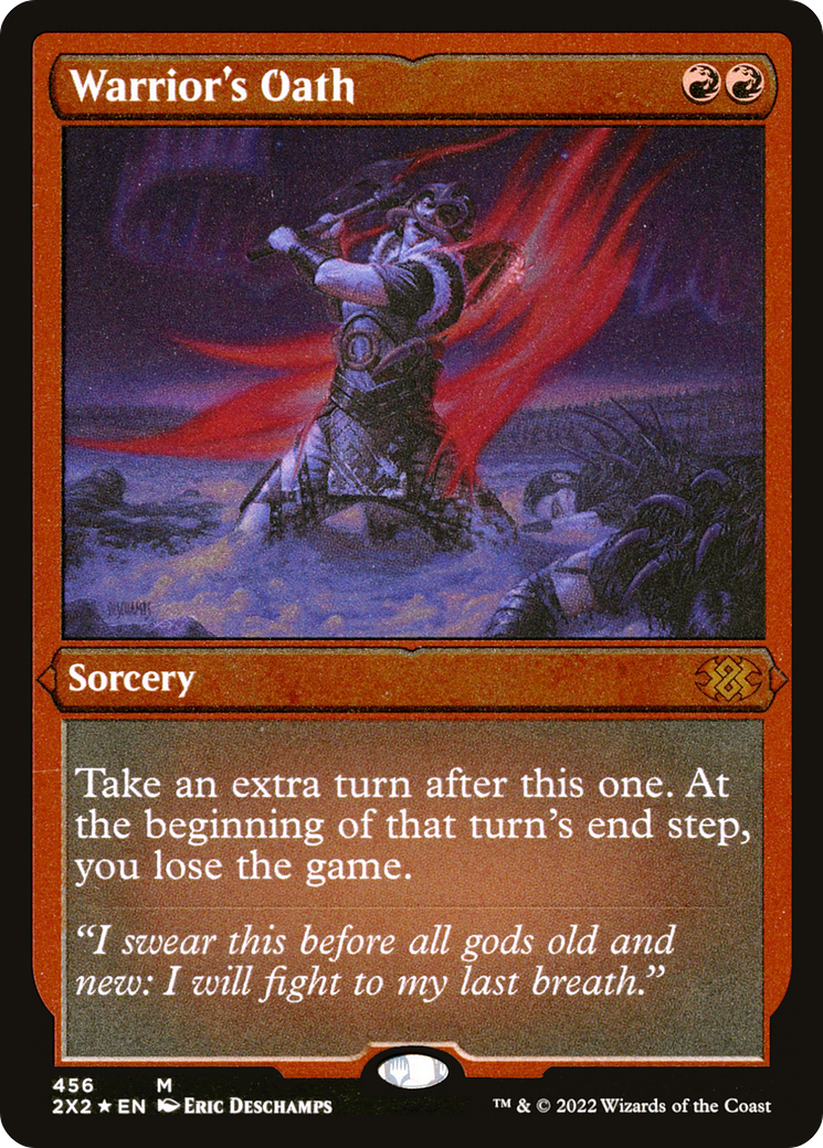 Warrior's Oath (2X2-456) - Double Masters 2022 Etched Foil