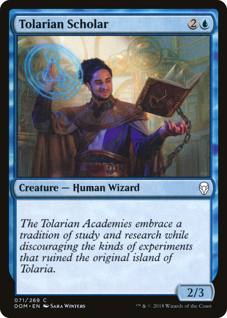 Tolarian Scholar (DOM-071) - Dominaria