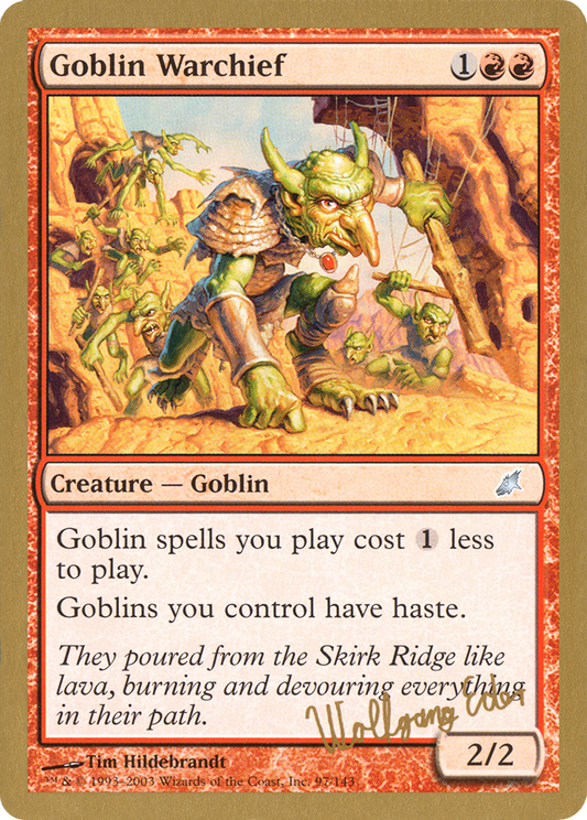 Goblin Warchief (WC03-WE97) - World Championship Decks 2003