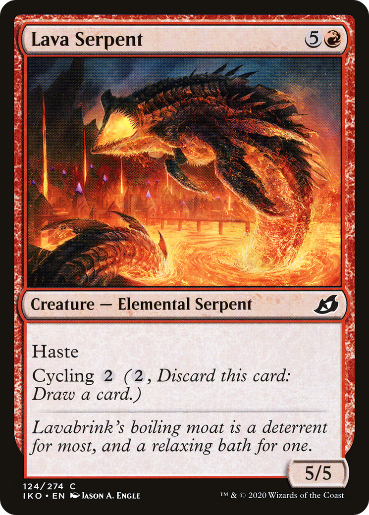 Lava Serpent (IKO-124) - Ikoria: Lair of Behemoths