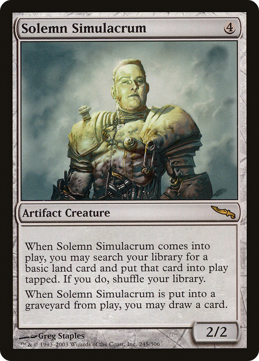 Solemn Simulacrum (MRD-245) - Mirrodin