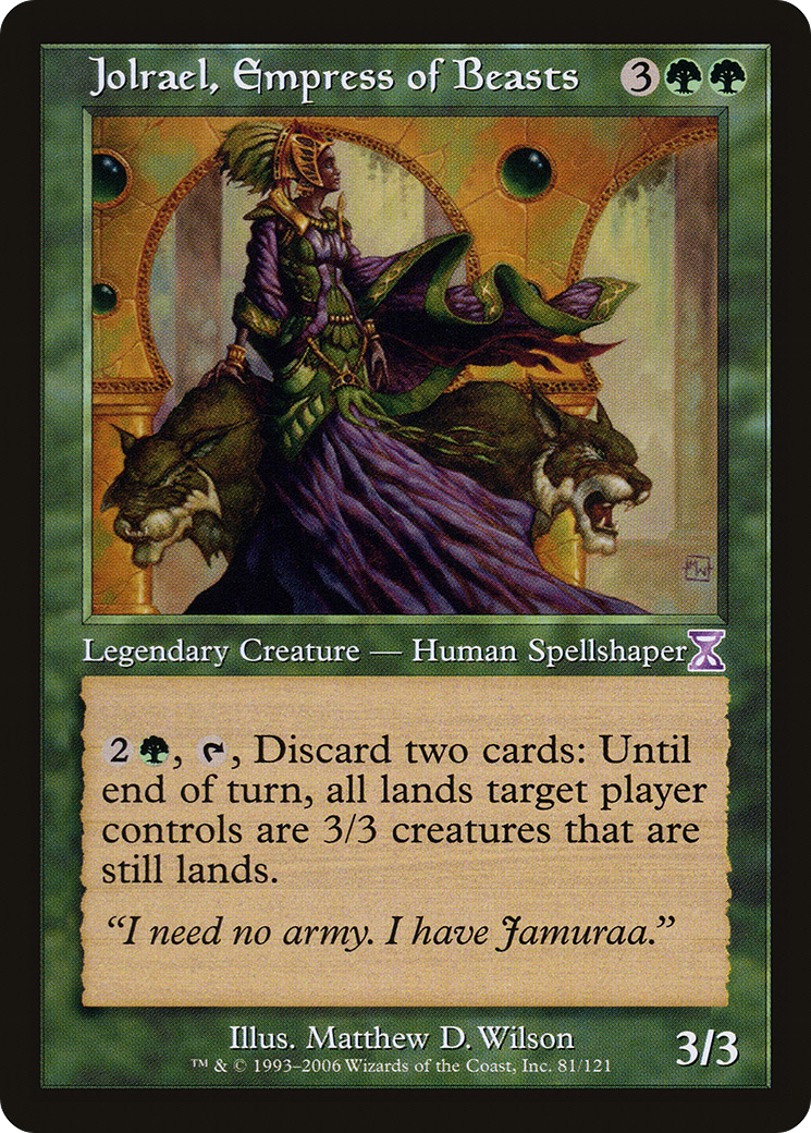 Jolrael, Empress of Beasts (TSB-081) - Time Spiral Timeshifted Foil