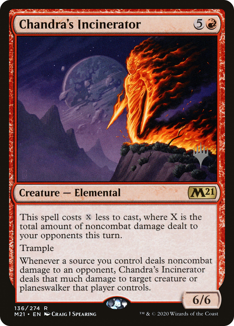 Chandra's Incinerator (PM21-136P) - Core Set 2021 Promos Foil