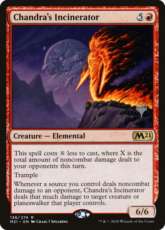 Chandra's Incinerator (PPM21-136P) - Core Set 2021 Promos (Promo Pack)