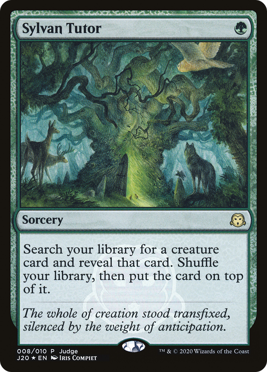 Sylvan Tutor (J20-008) - Judge Gift Cards 2020 Foil