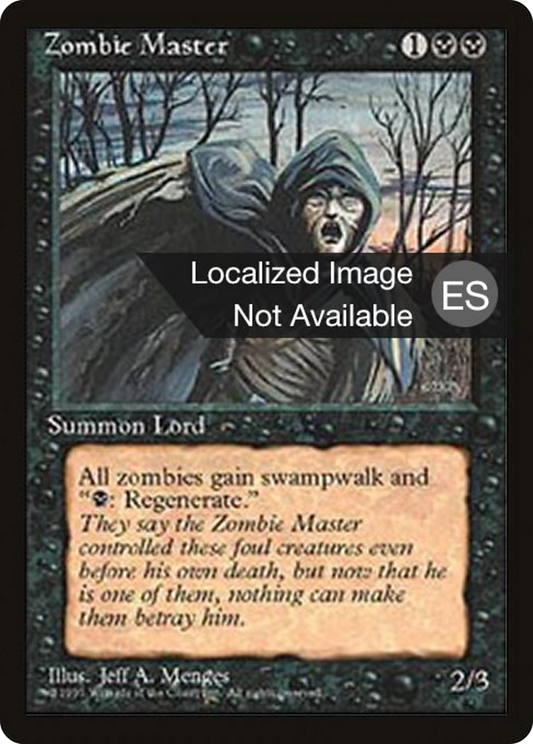 Zombie Master (4BB-174) - Fourth Edition Foreign Black Border