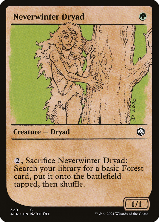 Neverwinter Dryad (AFR-329) - Adventures in the Forgotten Realms: (Showcase) Foil