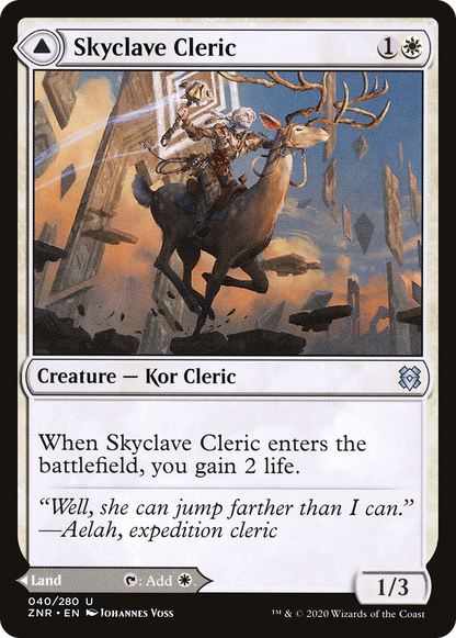 Skyclave Cleric // Skyclave Basilica (ZNR-040) - Zendikar Rising Foil