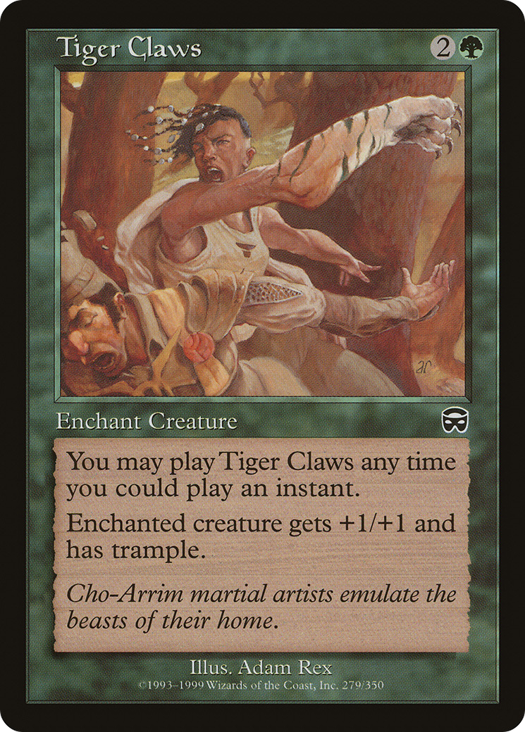 Tiger Claws (MMQ-279) - Mercadian Masques Foil