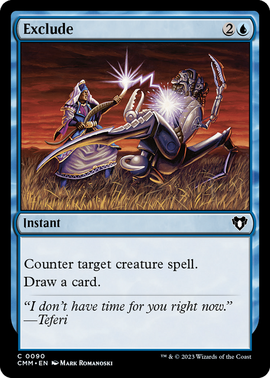 Exclude (CMM-090) - Commander Masters Foil