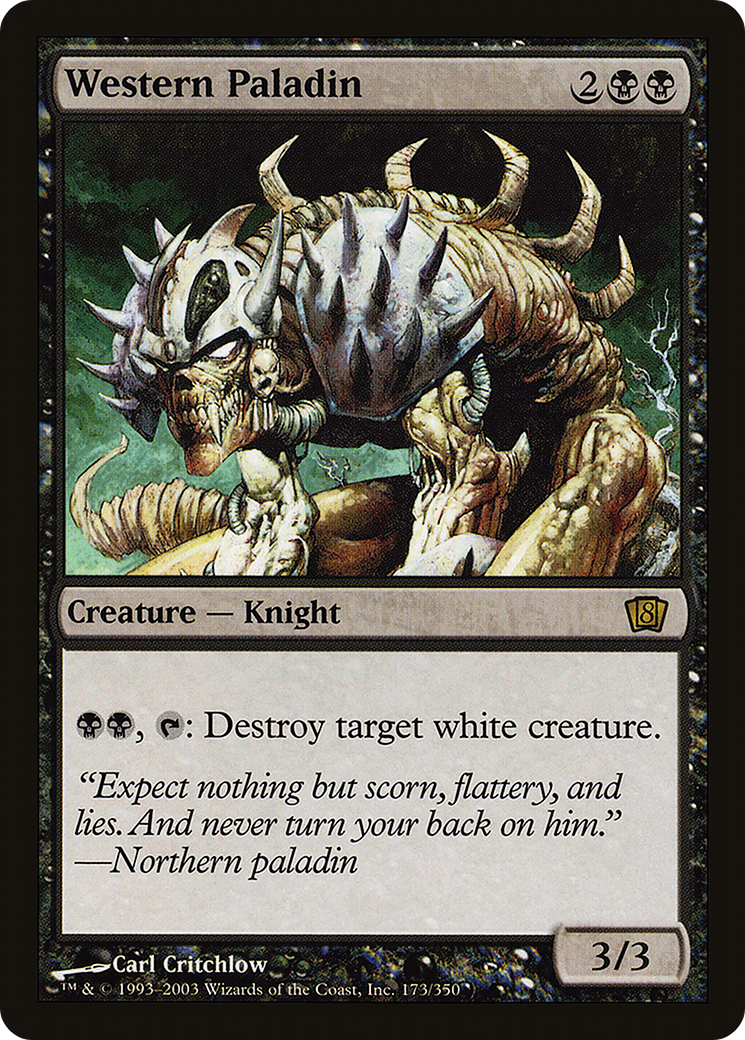 Western Paladin (8ED-173★) - Eighth Edition Foil
