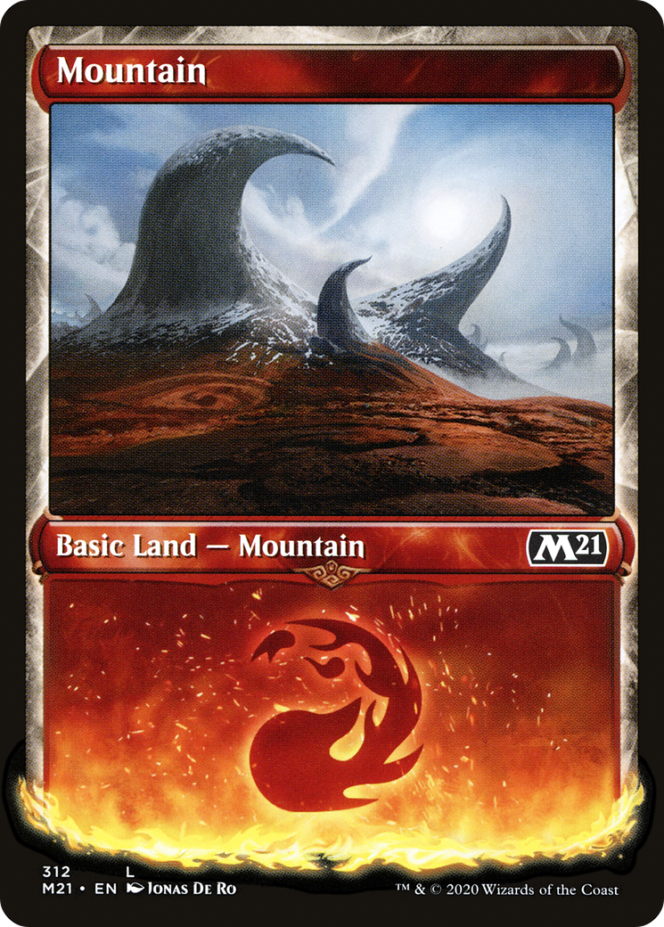 Mountain (M21-312) - Core Set 2021: (Showcase)