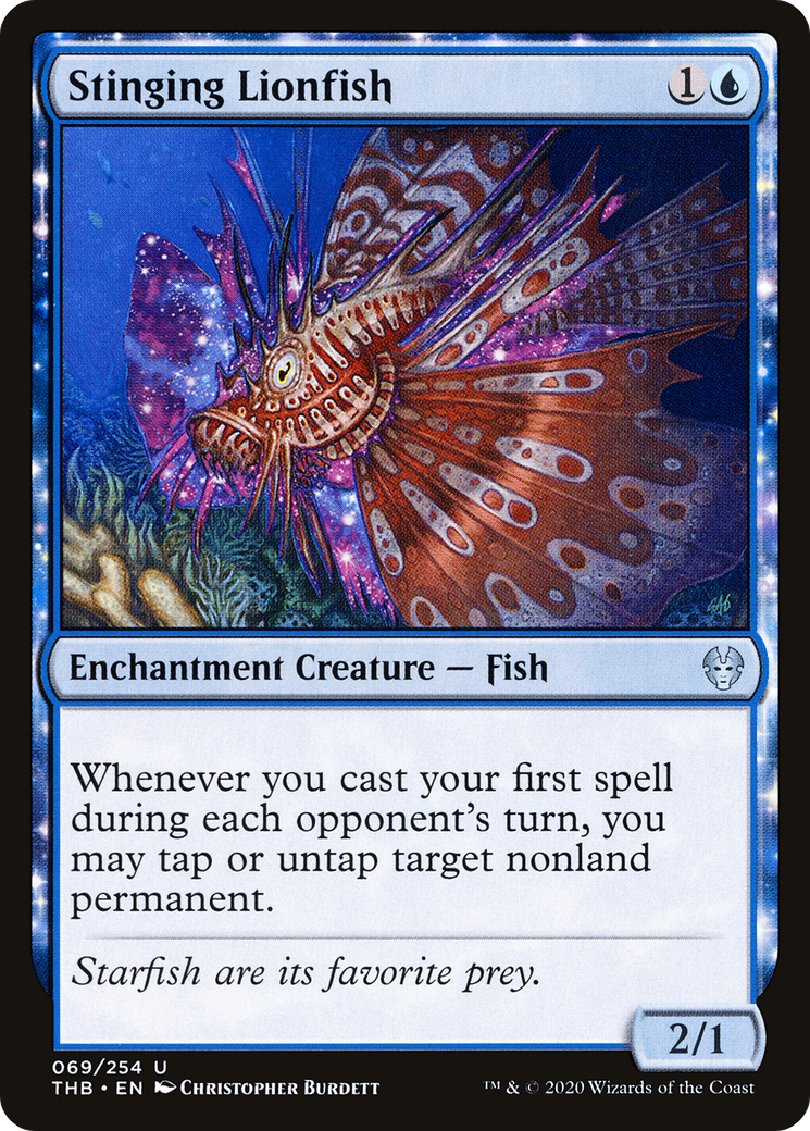 Stinging Lionfish (THB-069) - Theros Beyond Death