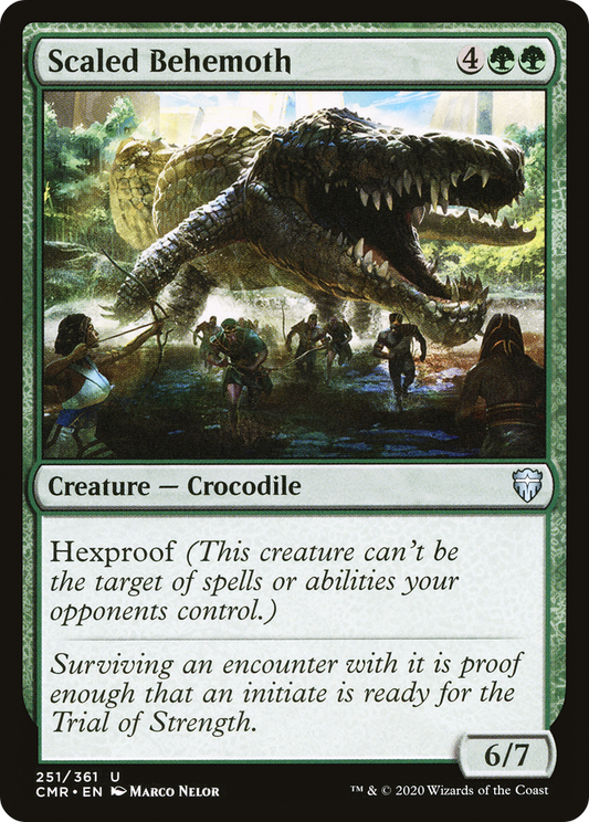 Scaled Behemoth (CMR-251) - Commander Legends Foil