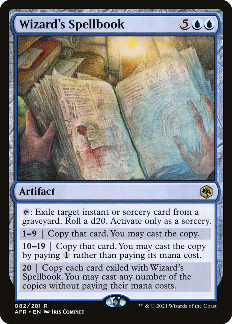 Wizard's Spellbook (PPAFR-82P) - Adventures in the Forgotten Realms Promos (Promo Pack)