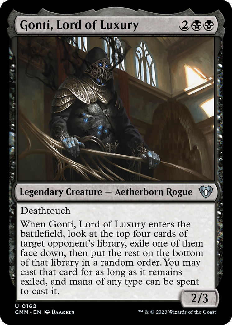 Gonti, Lord of Luxury (CMM-162) - Commander Masters