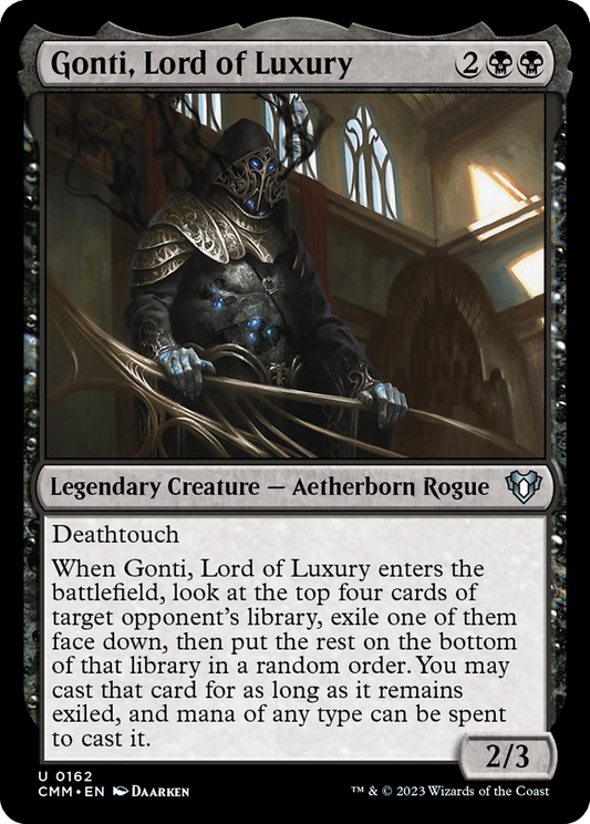 Gonti, Lord of Luxury (CMM-162) - Commander Masters