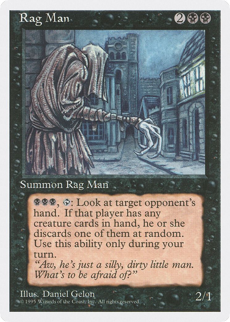 Rag Man (4ED-155) - Fourth Edition