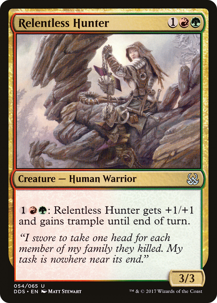 Relentless Hunter (DDS-054) - Duel Decks: Mind vs. Might