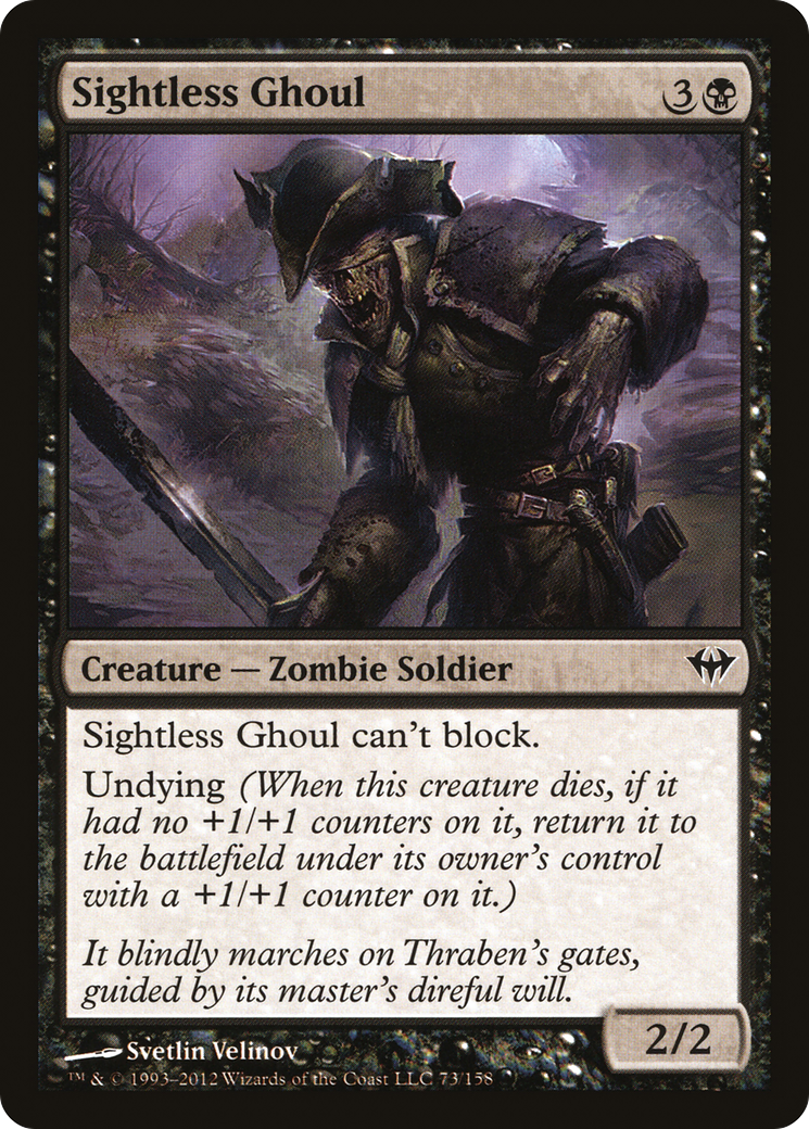 Sightless Ghoul (DKA-073) - Dark Ascension Foil