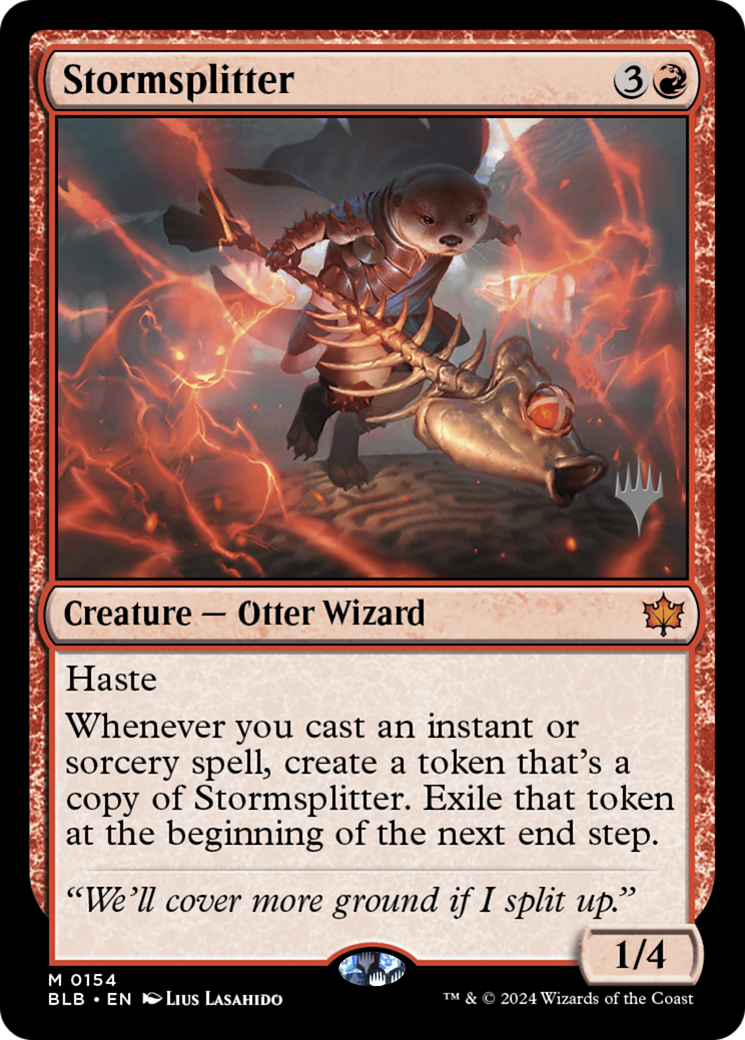 Stormsplitter  (PPBLB-154) - Bloomburrow Promos (Promo Pack) Foil