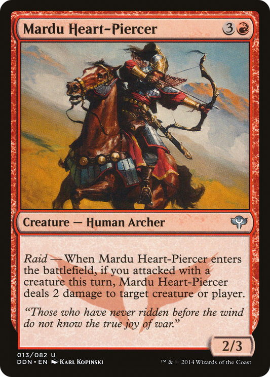 Mardu Heart-Piercer (DDN-013) - Duel Decks: Speed vs. Cunning