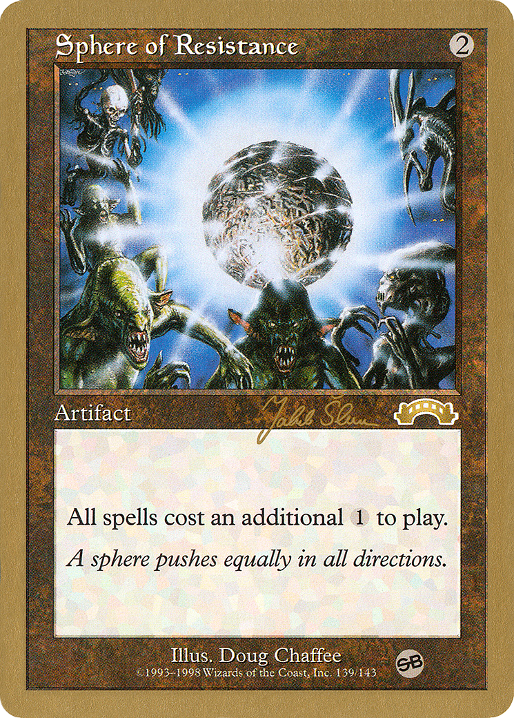 Sphere of Resistance (WC99-JS139SB) - World Championship Decks 1999