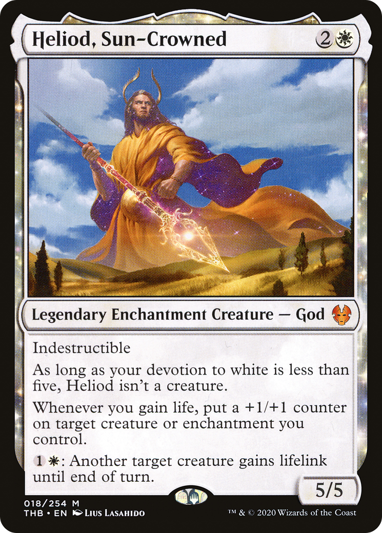 Heliod, Sun-Crowned (THB-018) - Theros Beyond Death Foil