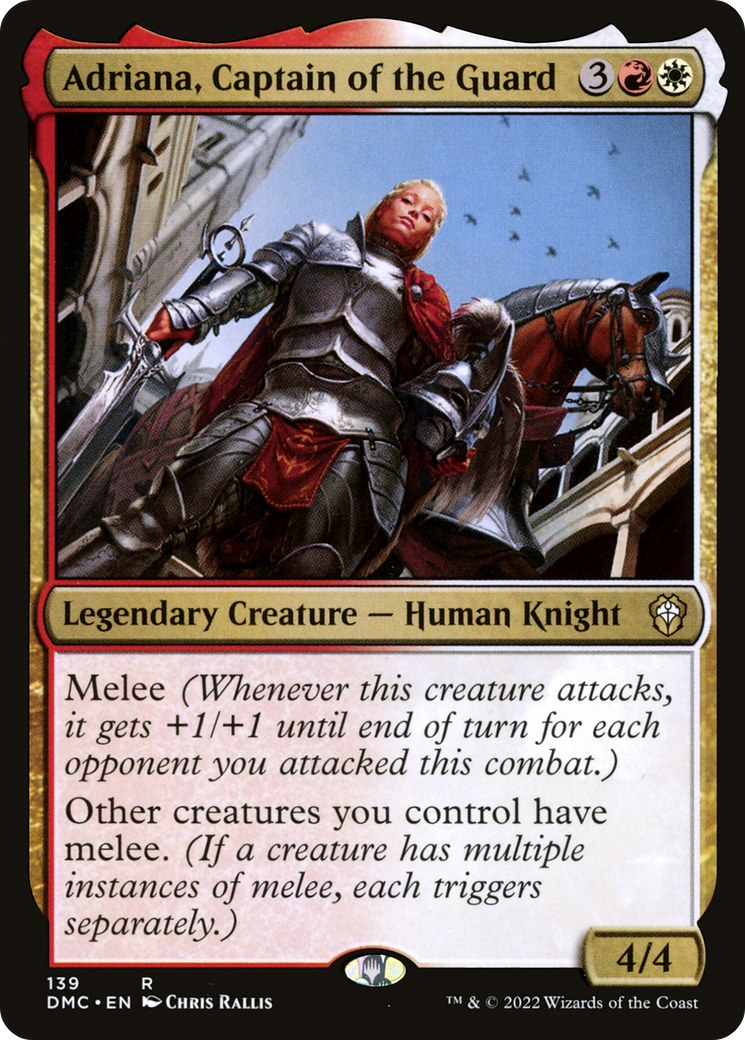 Adriana, Captain of the Guard (DMC-139) - Dominaria United Commander