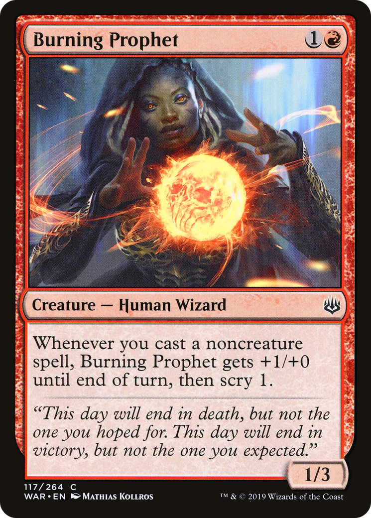 Burning Prophet (WAR-117) - War of the Spark Foil