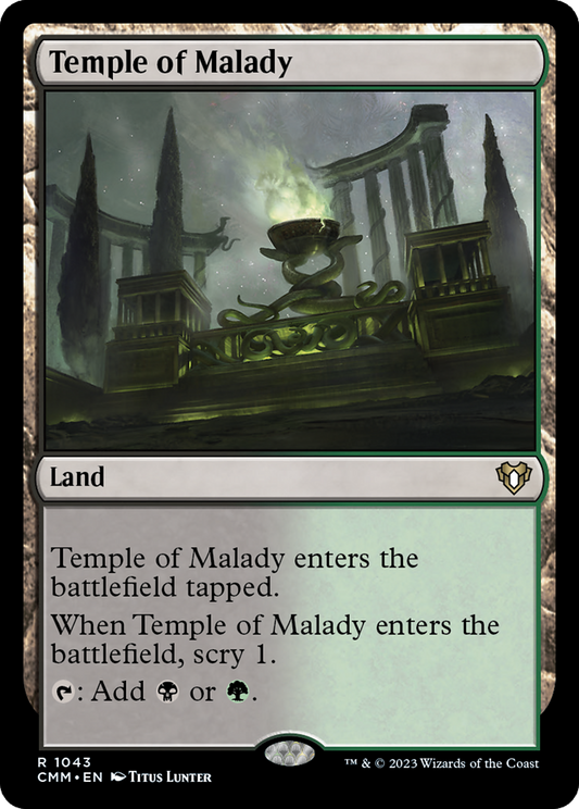 Temple of Malady (CMM-1043) - Commander Masters