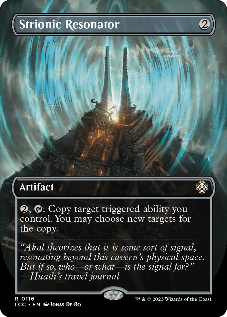 Strionic Resonator (LCC-116) - The Lost Caverns of Ixalan Commander (Borderless) Foil