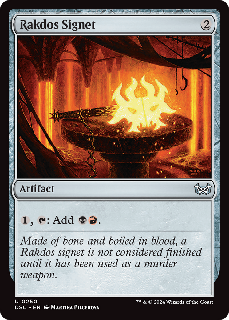 Rakdos Signet (DSC-250) - Duskmourn: House of Horror Commander