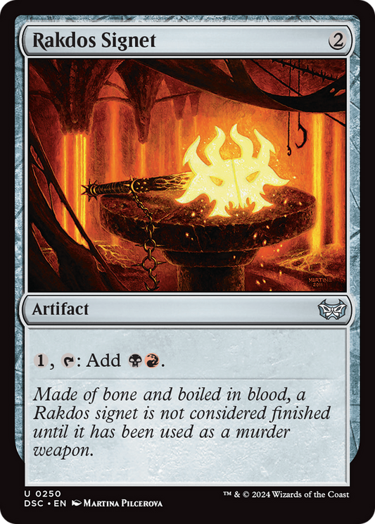 Rakdos Signet (DSC-250) - Duskmourn: House of Horror Commander